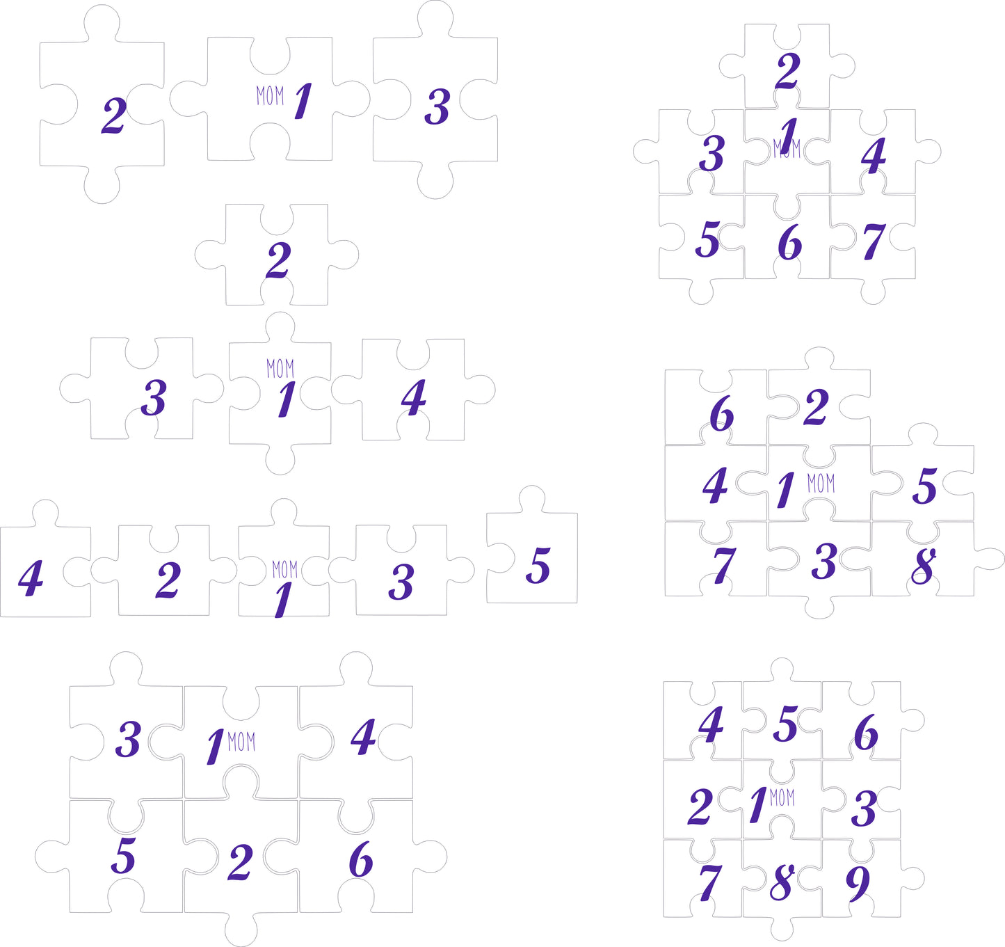 Mother's Day Puzzle Sign