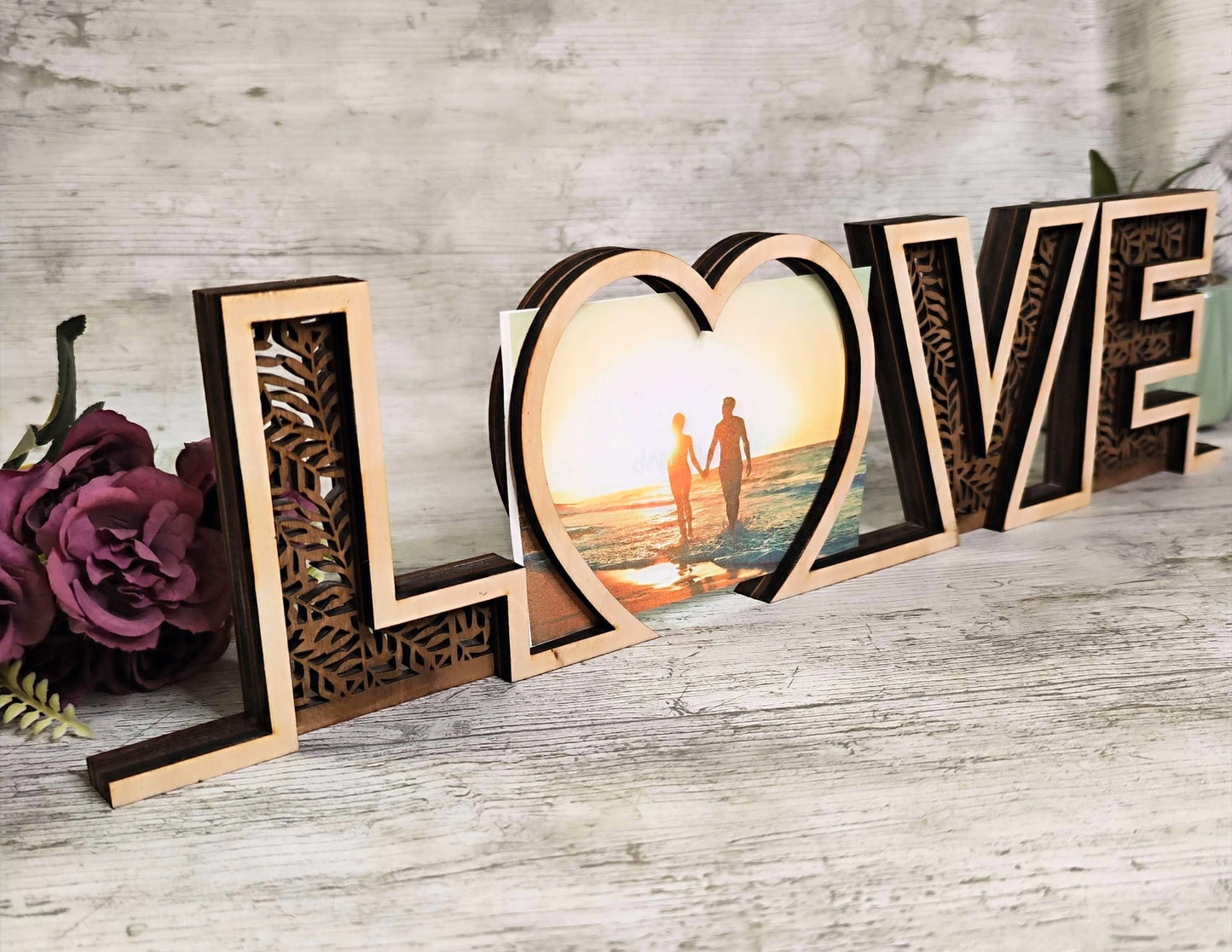 Valentine's Wooden Photo Frame