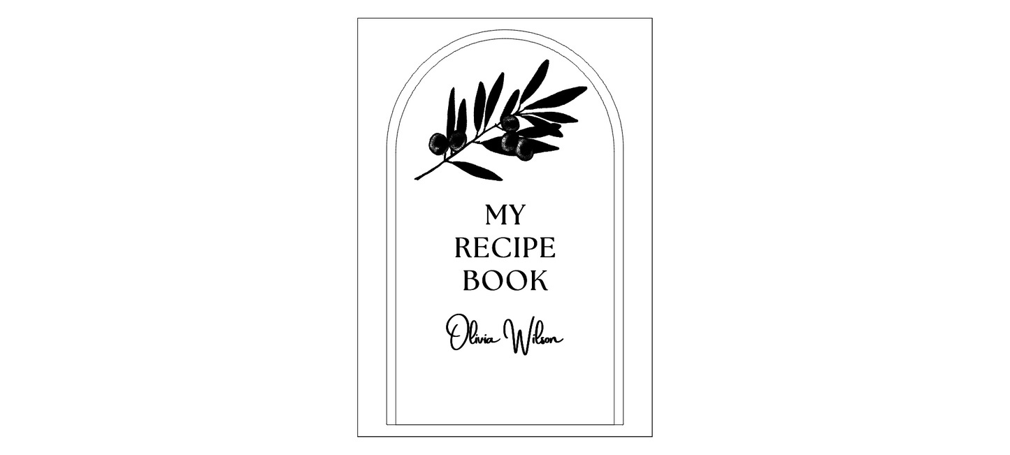 Personalised Wooden Recipe Book Binder | A5 & A4 Wooden Recipe Book