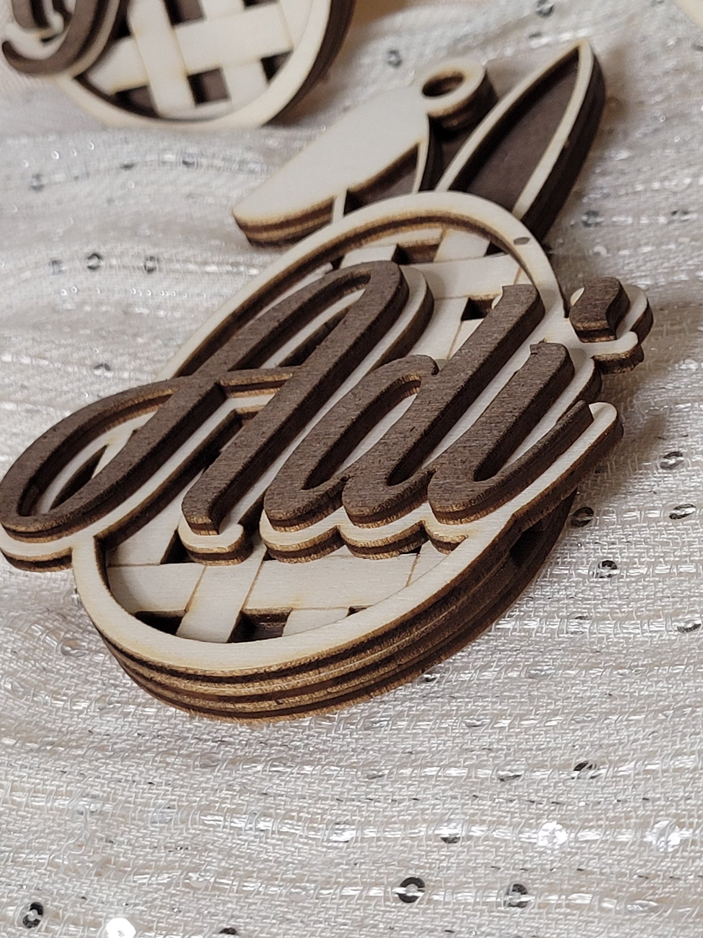 Easter personalised egg tag