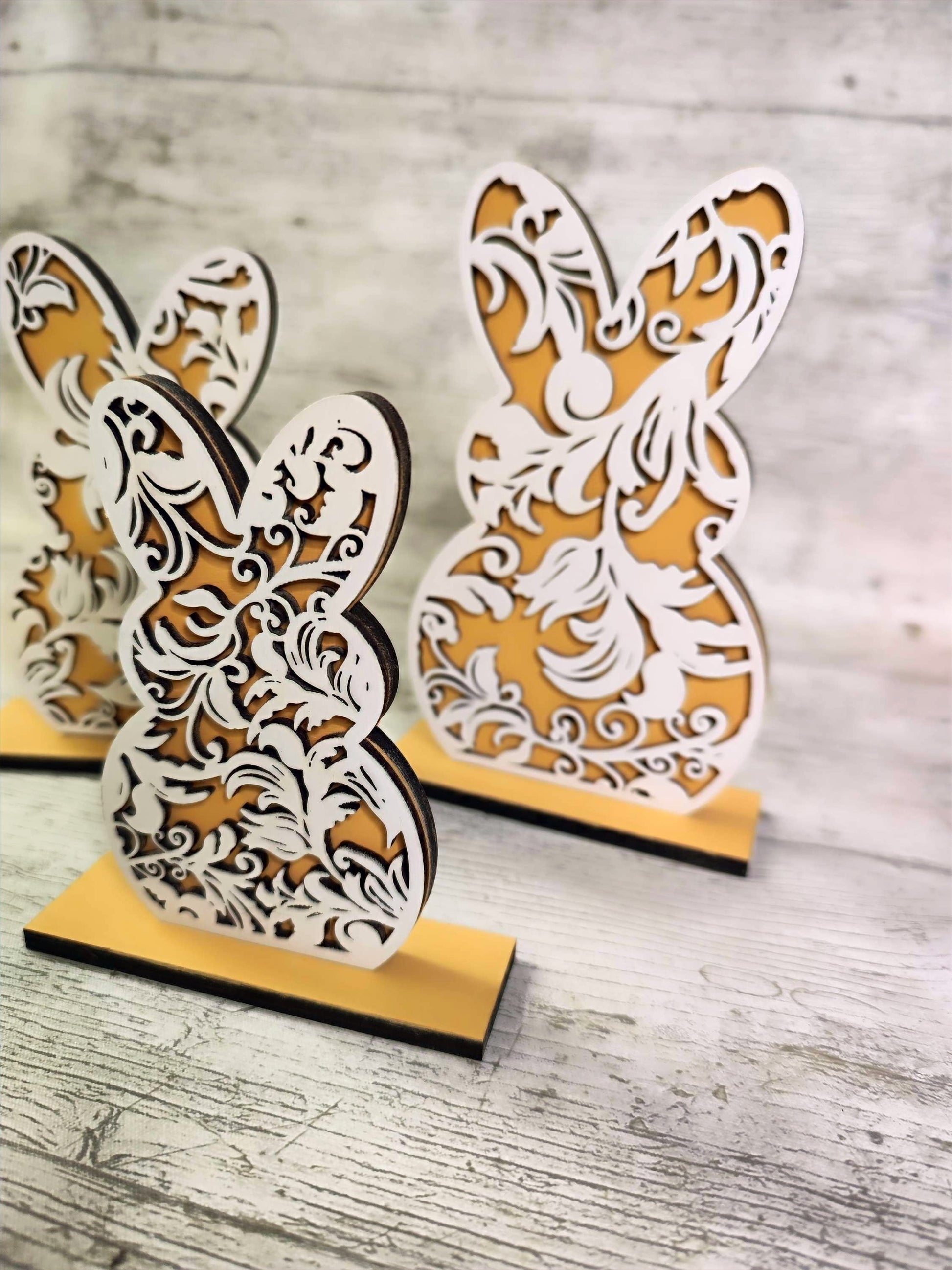 Flourish Farmhouse Style Easter Bunnies Set of 3