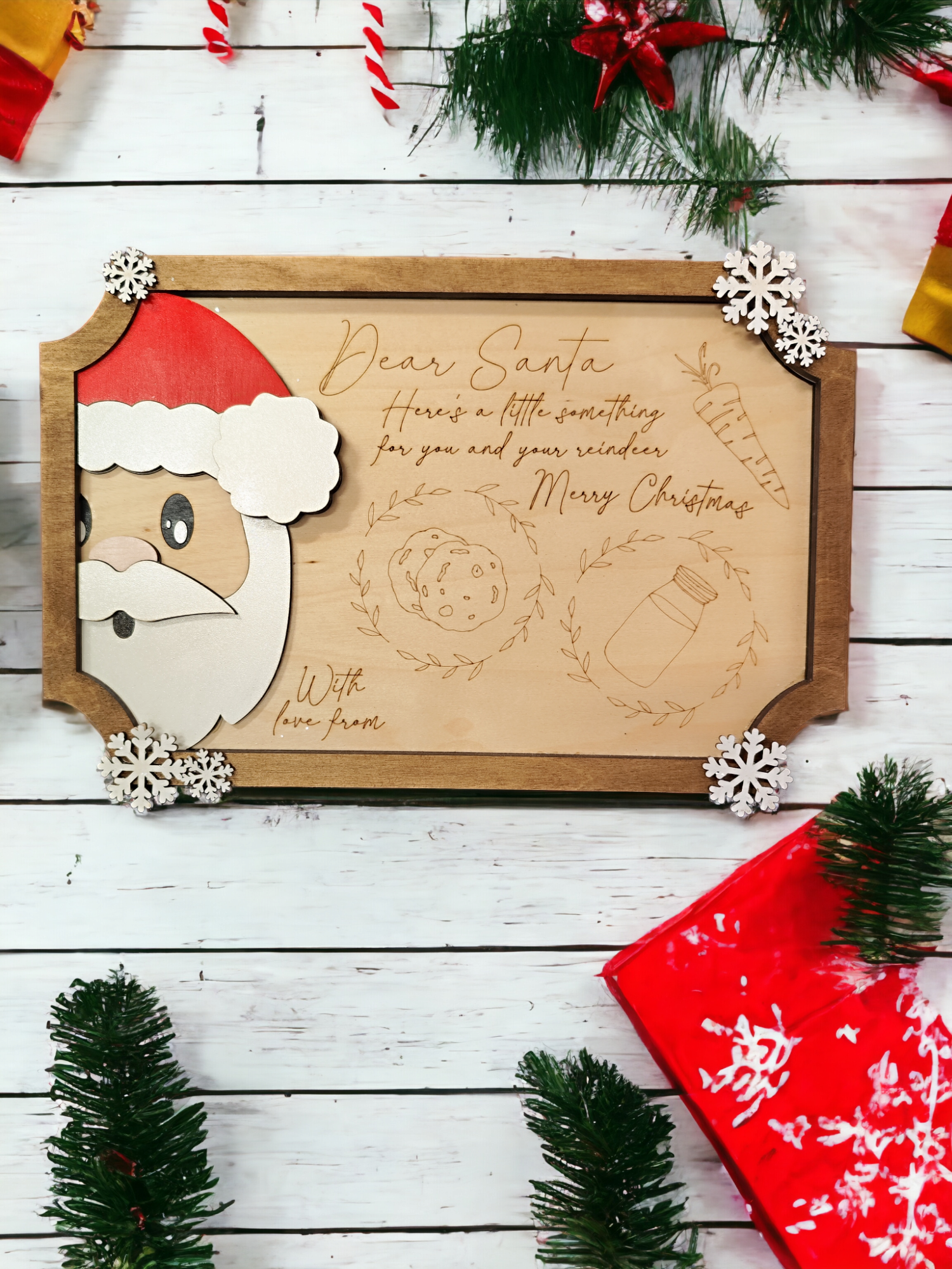 Personalised Santa's Treat Tray