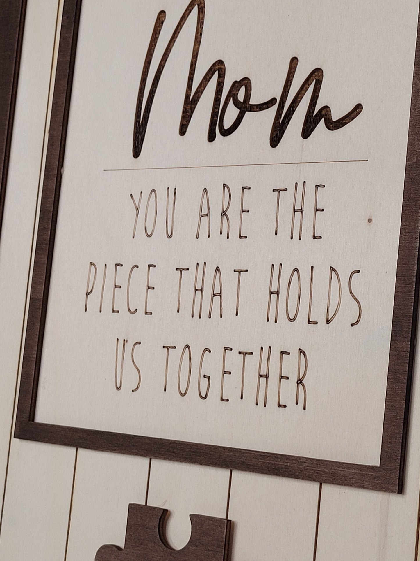 Mother's Day Puzzle Sign