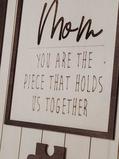 Mother's Day Puzzle Sign