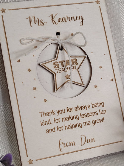 Teacher greeting card | Teacher's gift