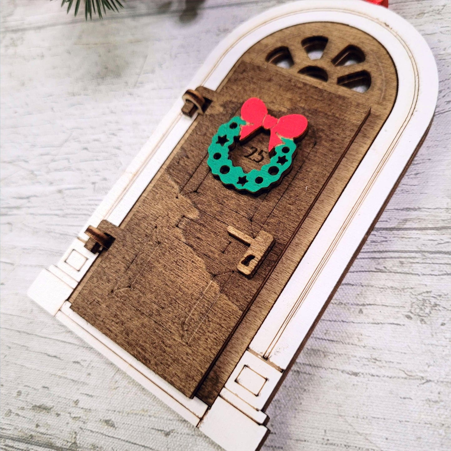 Personalised Christmas Tree Decor "Front Door"