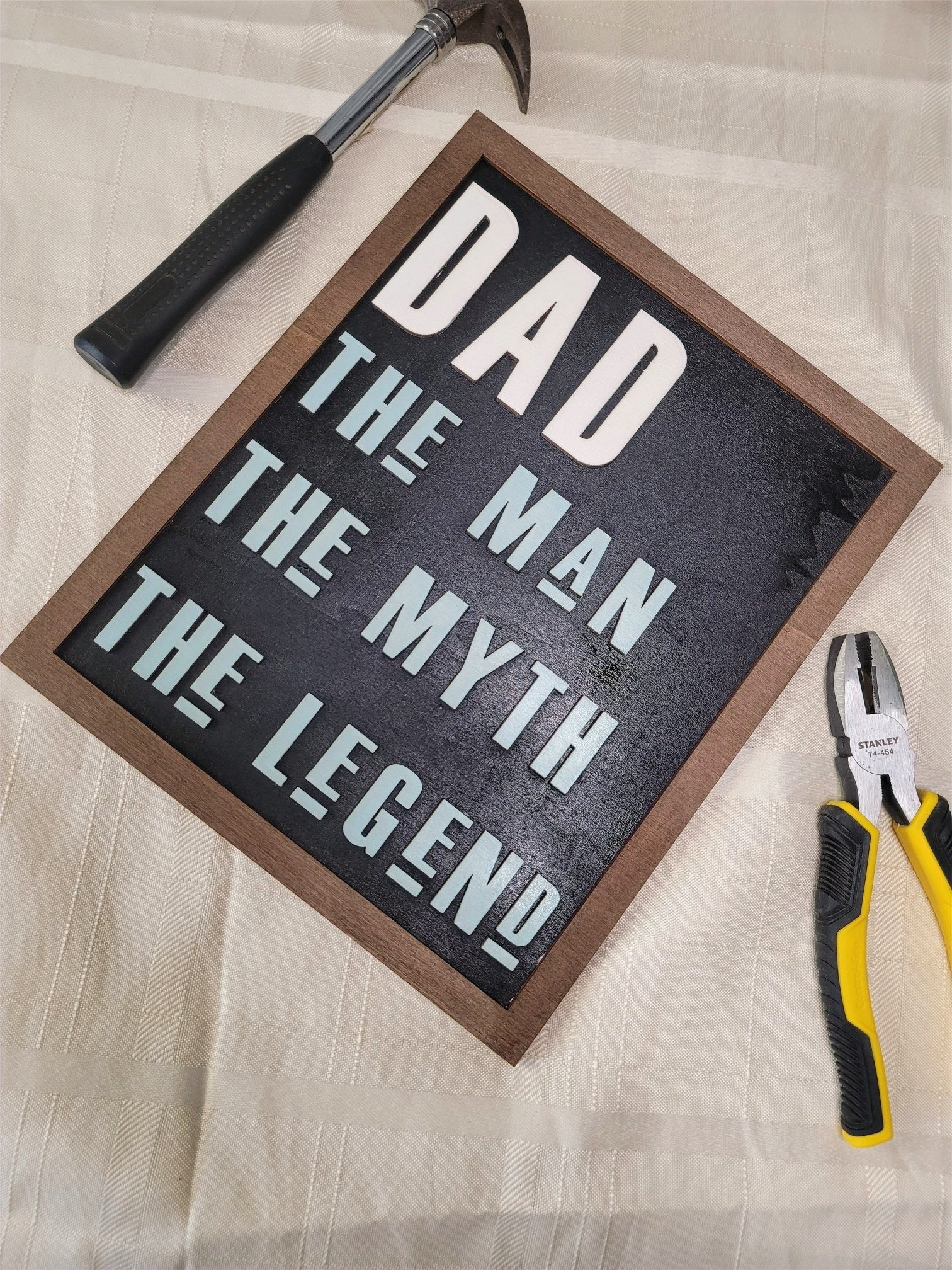 Father's Day Sign, personalised gift - Dad legend