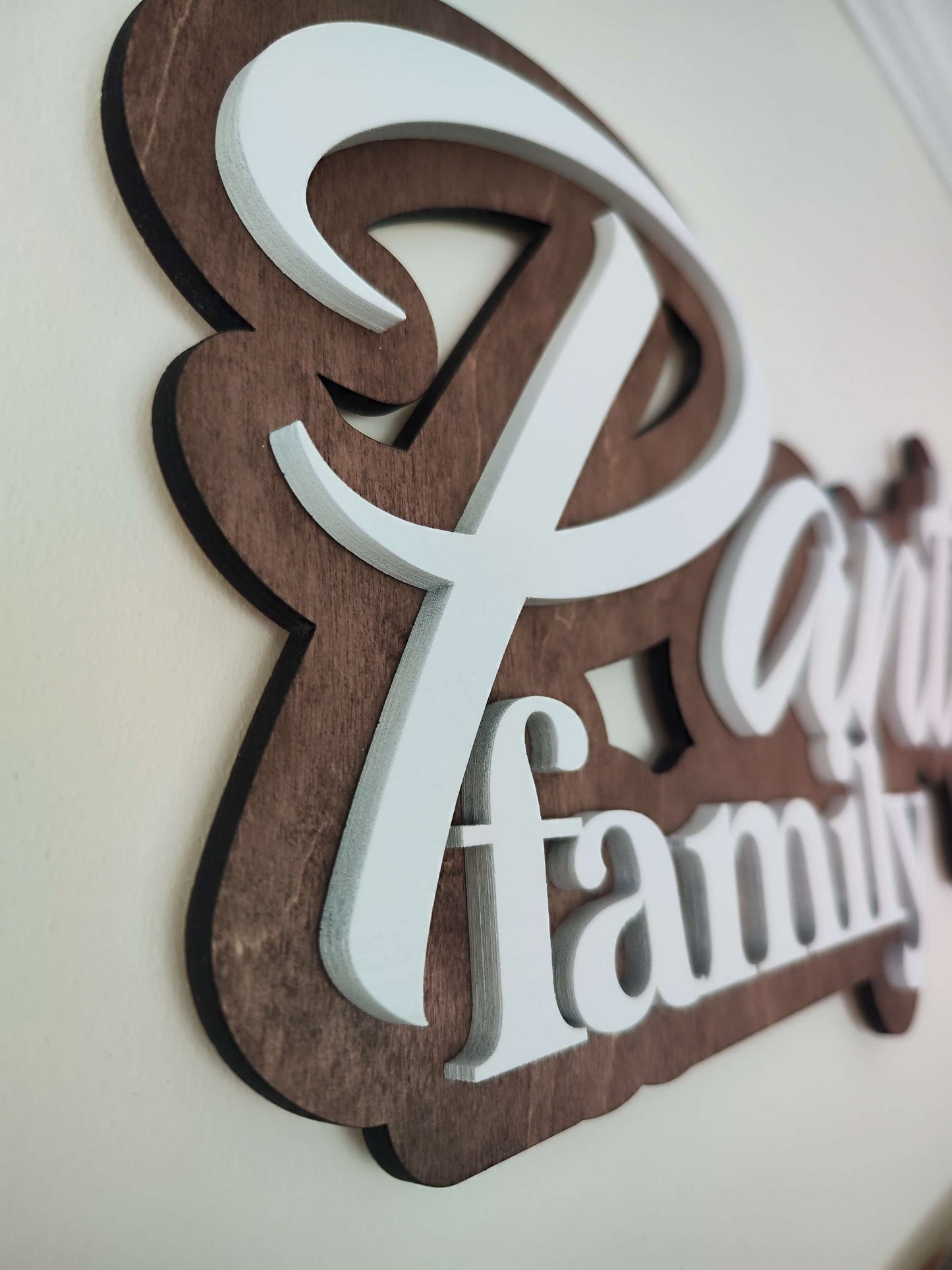 Custom Wooden Family Name Sign