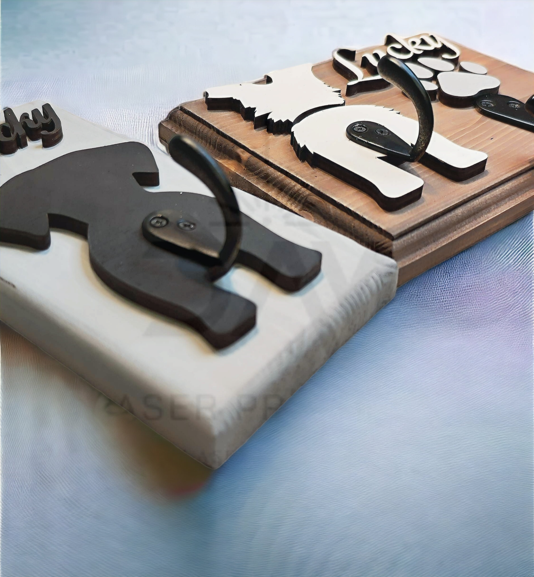 Personalised Dog Leash holder, big