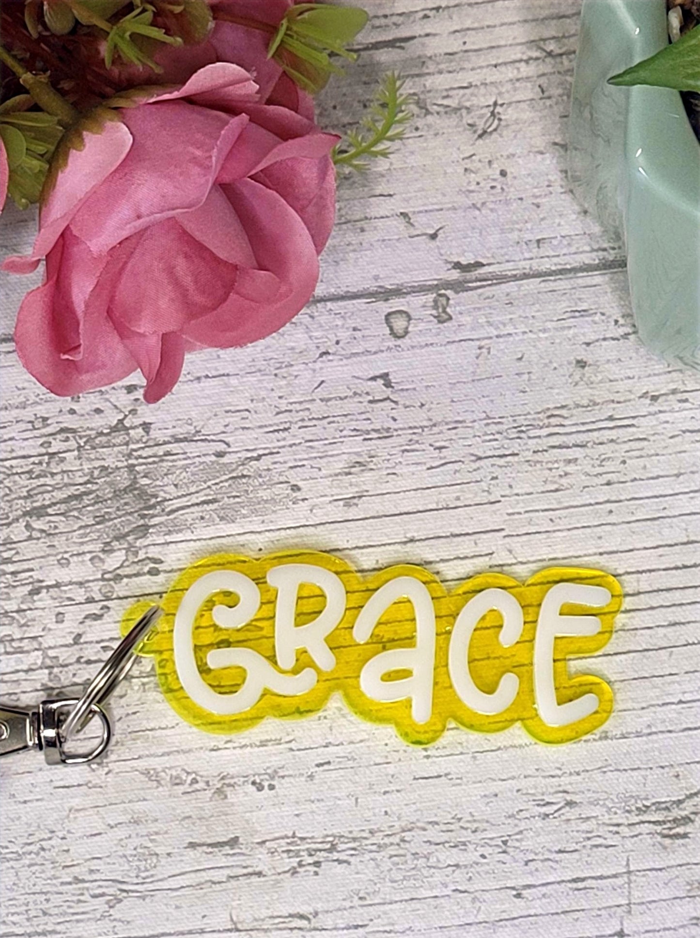 Personalised Bag Tag, keychain, keyring