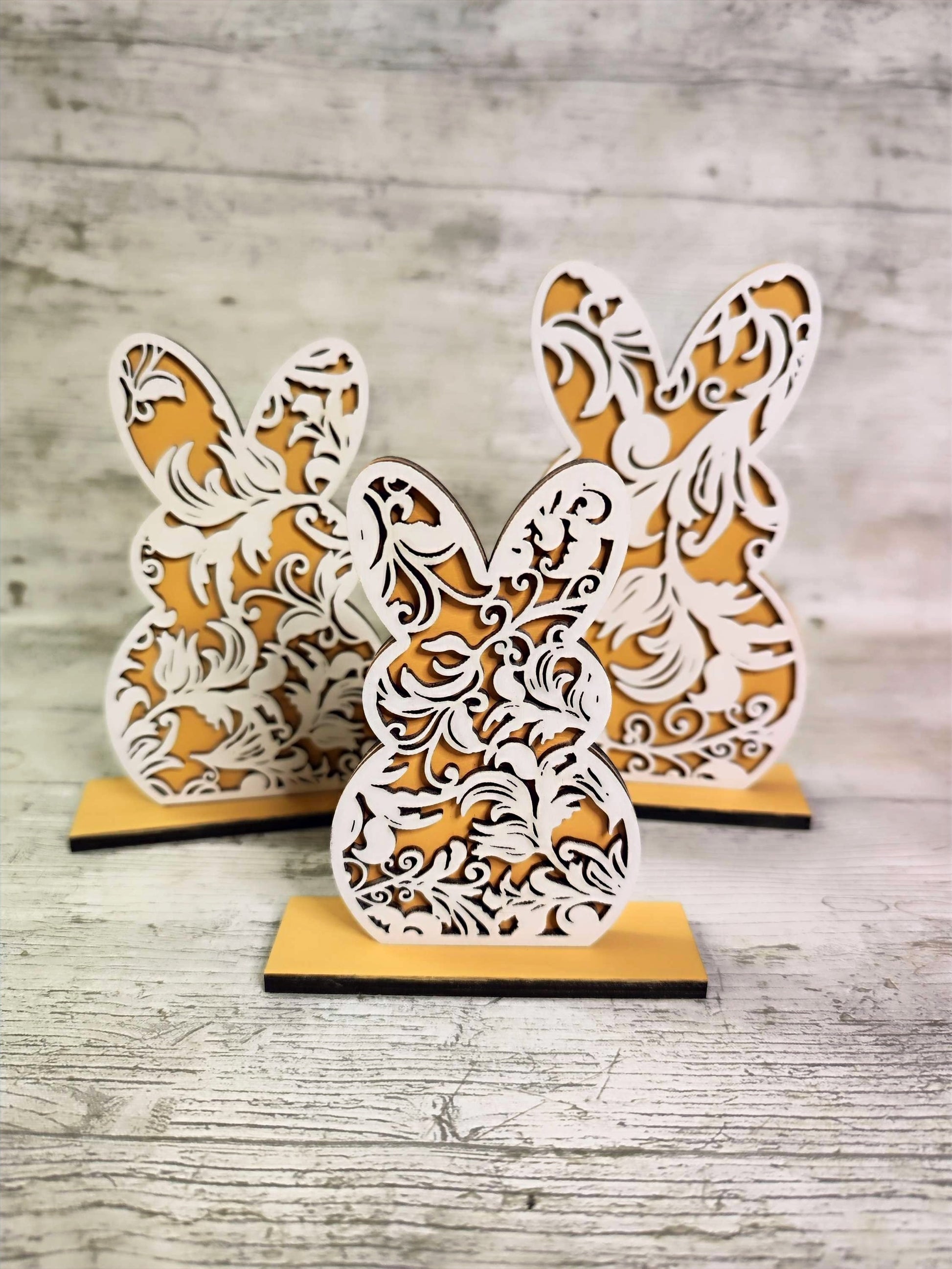 Flourish Farmhouse Style Easter Bunnies Set of 3