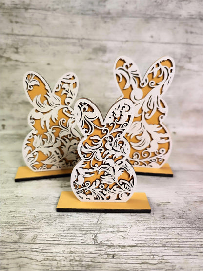 Flourish Farmhouse Style Easter Bunnies Set of 3