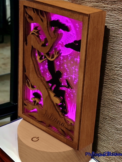 3D Personalised Night Lamp "Fairy"