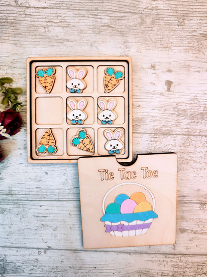 Easter Tic Tac Toe Game with Box Lid