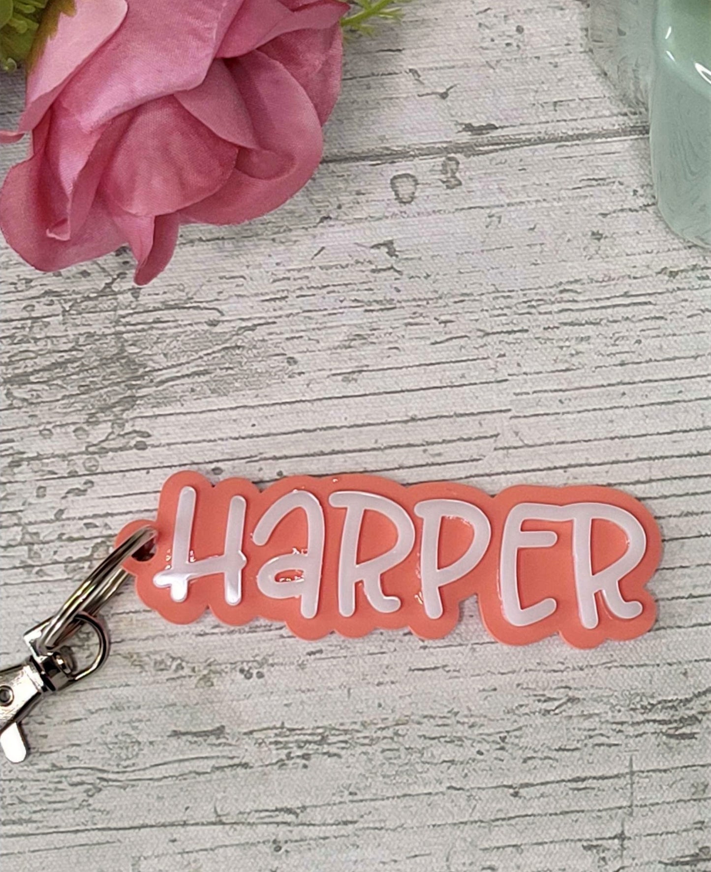 Personalised Bag Tag, keychain, keyring