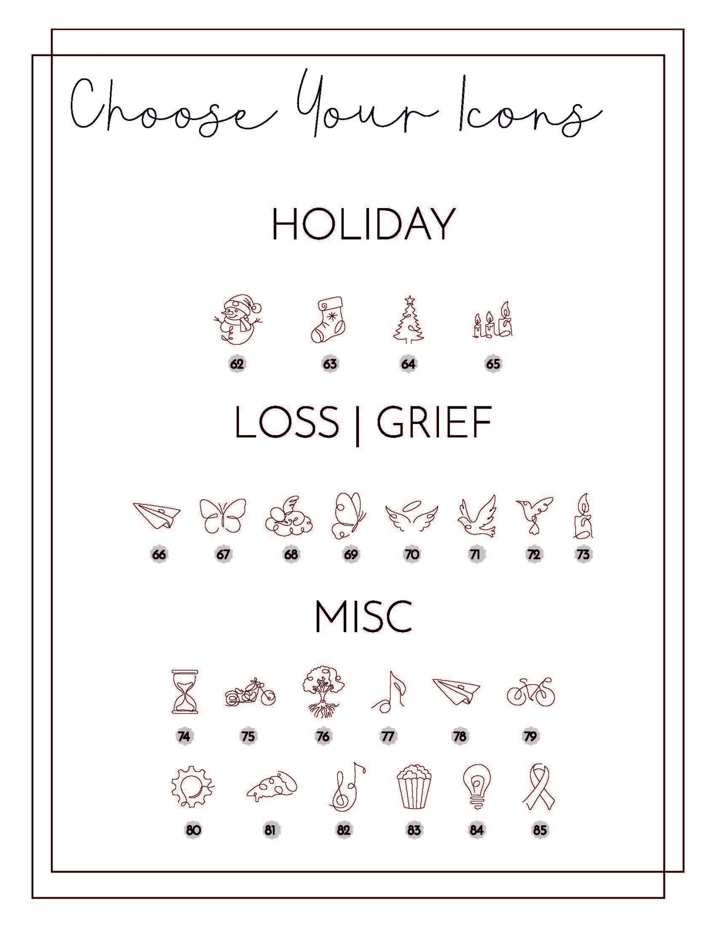 Personalised "Our Story" Wooden Milestone Ornament