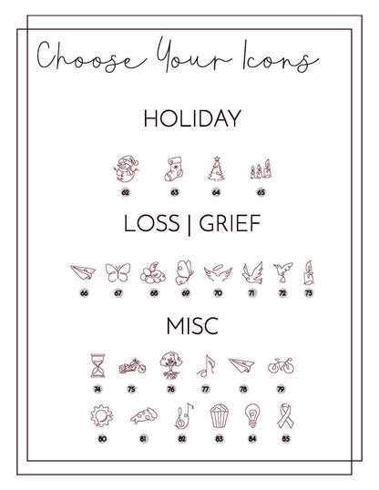 Personalised "Our Story" Wooden Milestone Ornament