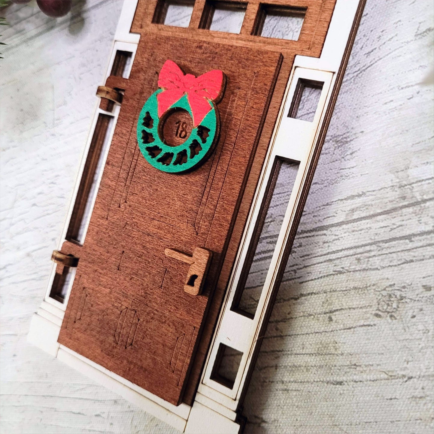 Personalised Christmas Tree Decor "Front Door"