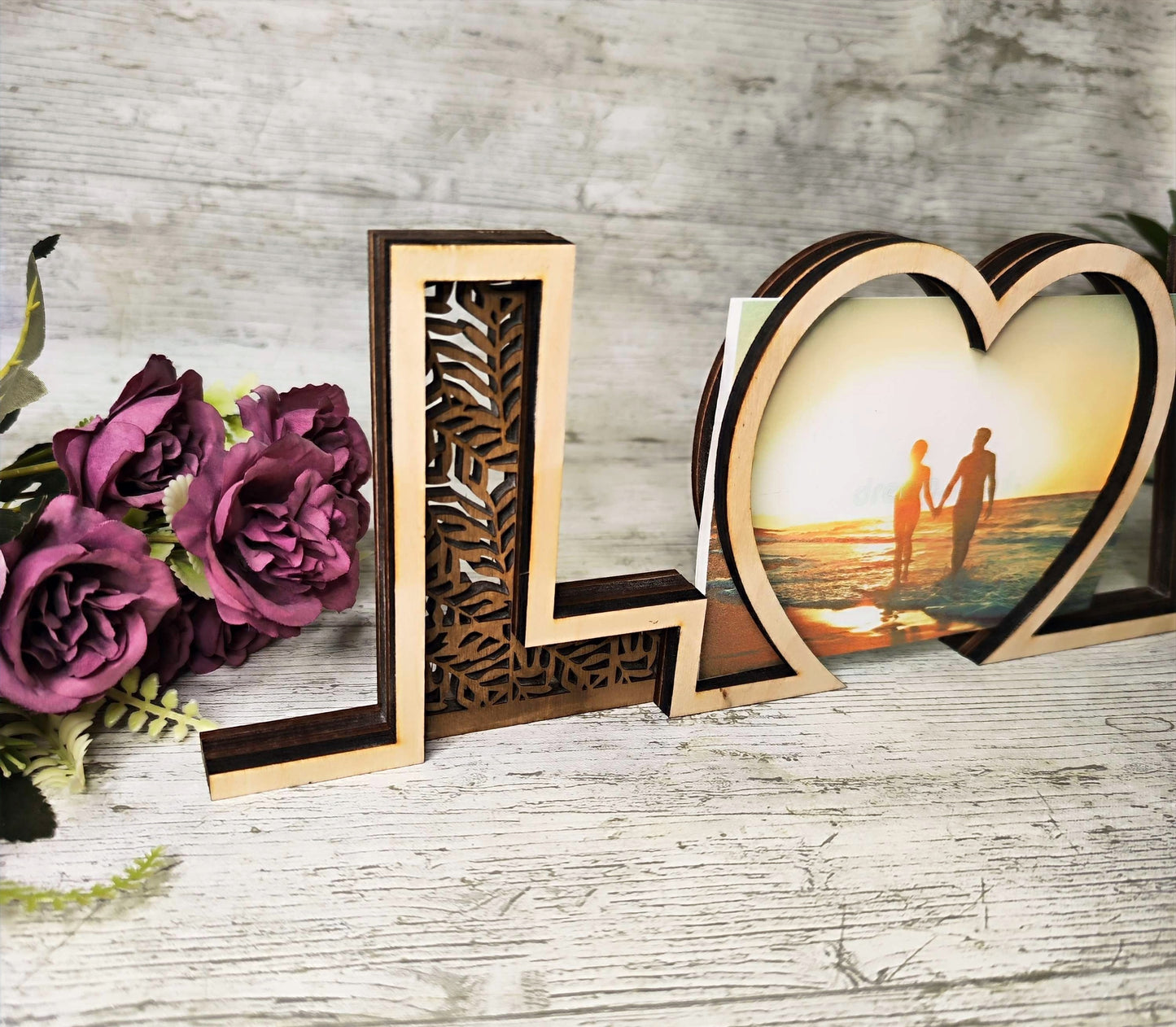 Valentine's Wooden Photo Frame