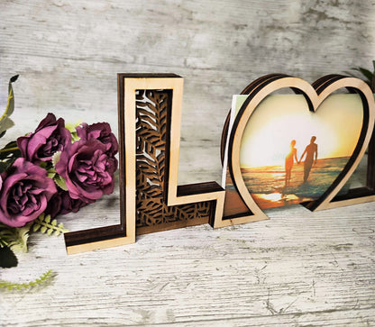 Valentine's Wooden Photo Frame