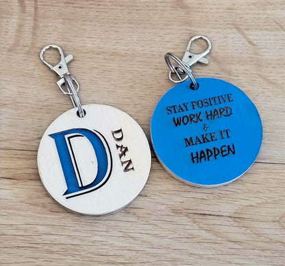 Back to school bag tag