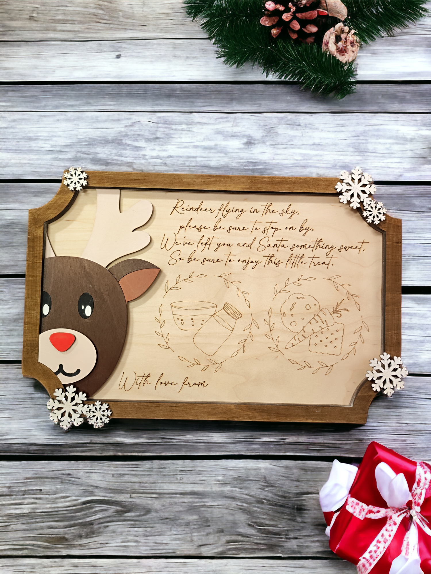 Personalised Santa's Treat Tray