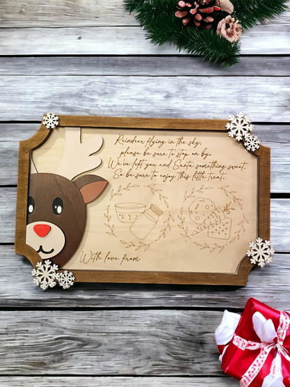 Personalised Santa's Treat Tray