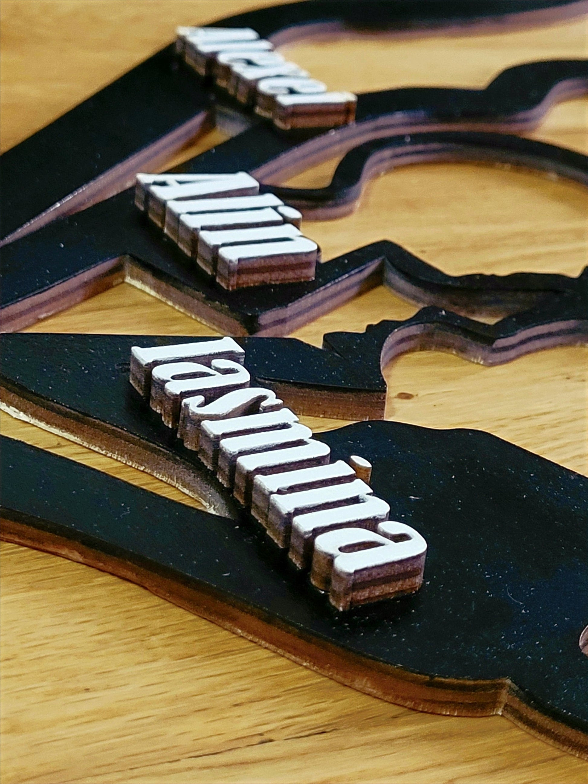 Family Silhouette 3D wall art