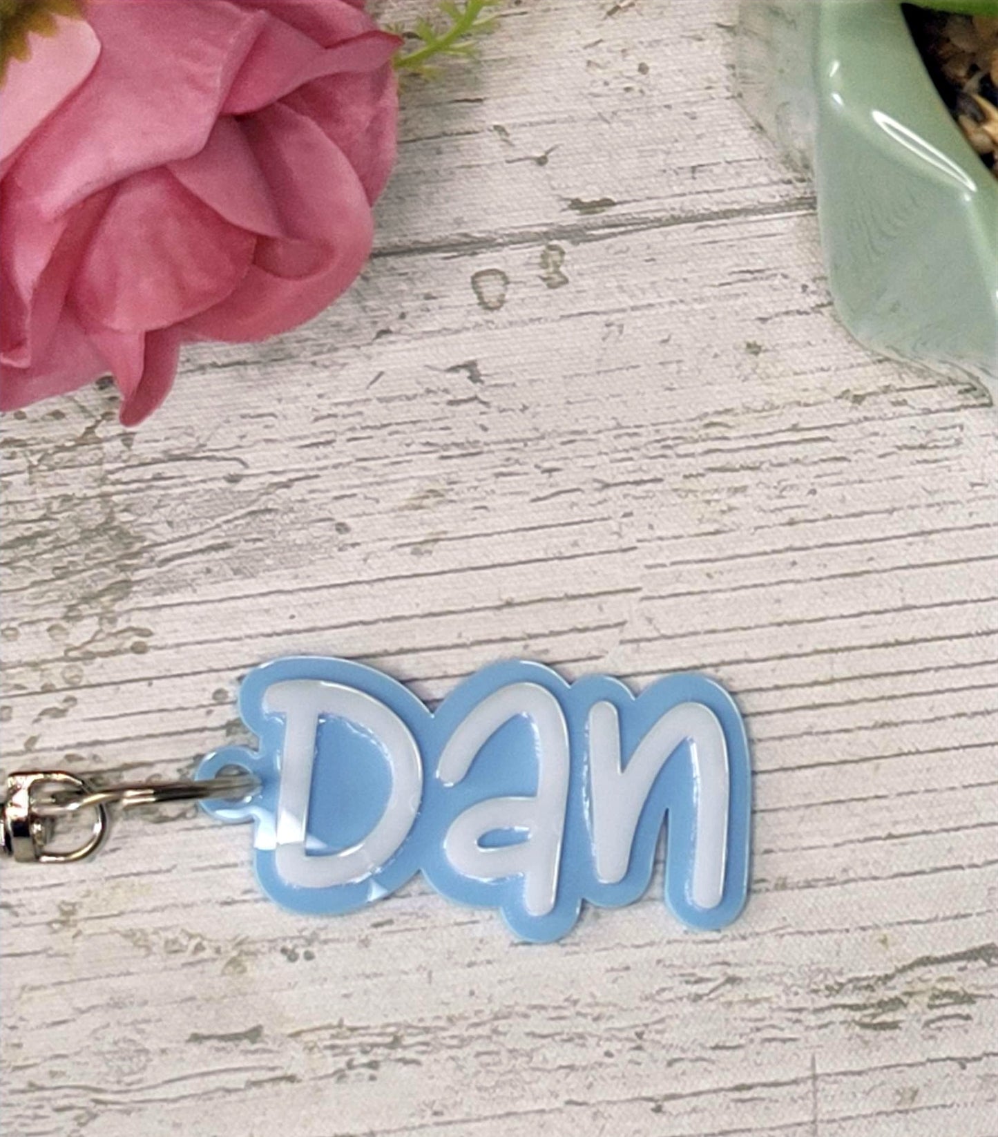 Personalised Bag Tag, keychain, keyring