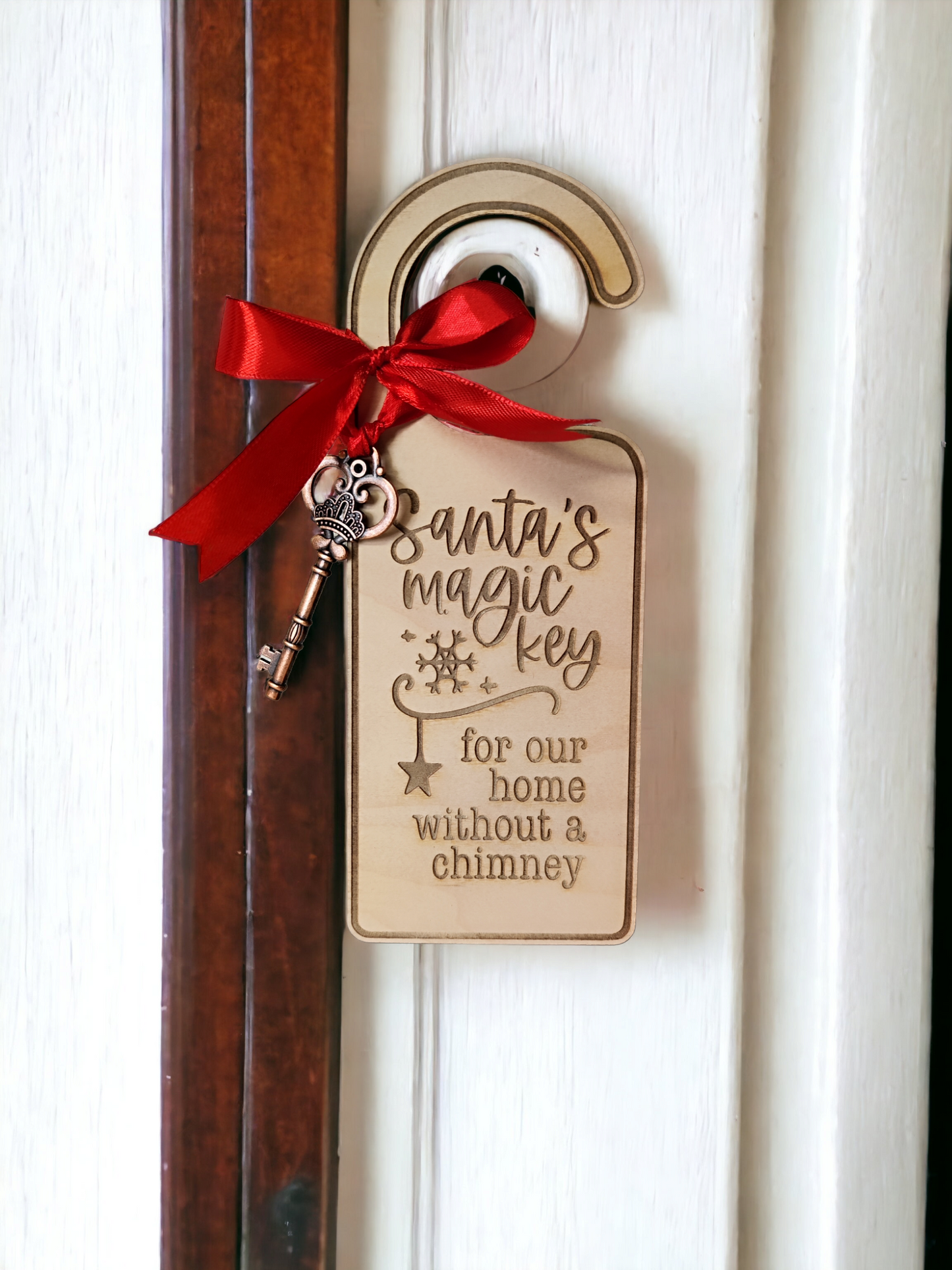 Christmas Door Hanger "Santa's Magic Key"
