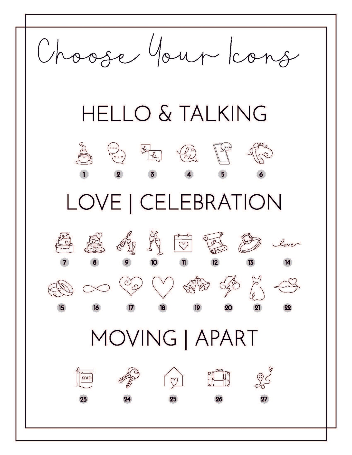 Personalised "Our Story" Wooden Milestone Ornament