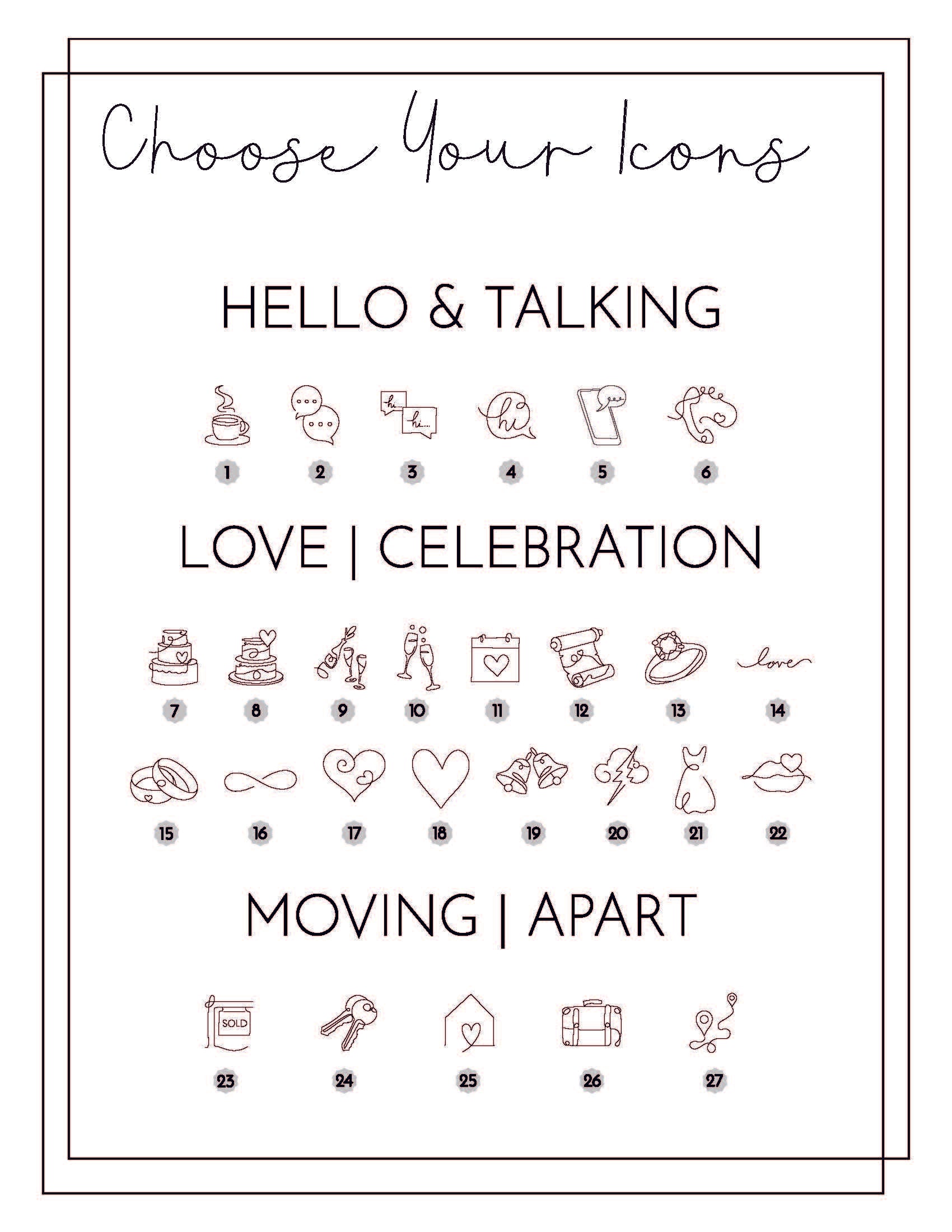 Personalised "Our Story" Wooden Milestone Ornament