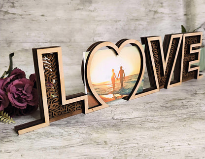 Valentine's Wooden Photo Frame