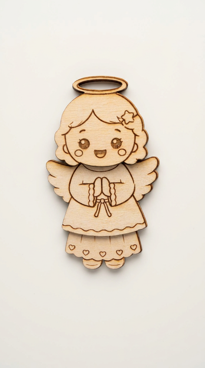 Wooden Christmas Fridge Magnets – Paint Your Own Festive Characters