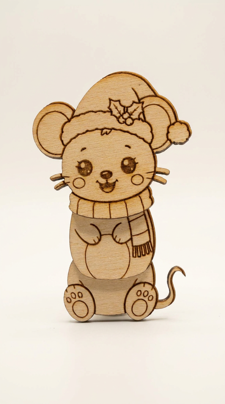 Wooden Christmas Fridge Magnets – Paint Your Own Festive Characters