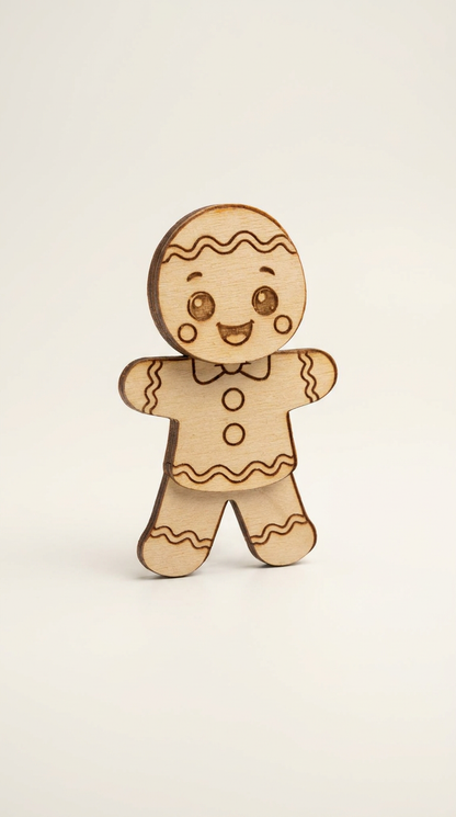 Wooden Christmas Fridge Magnets – Paint Your Own Festive Characters