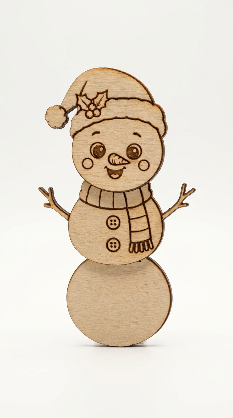 Wooden Christmas Fridge Magnets – Paint Your Own Festive Characters