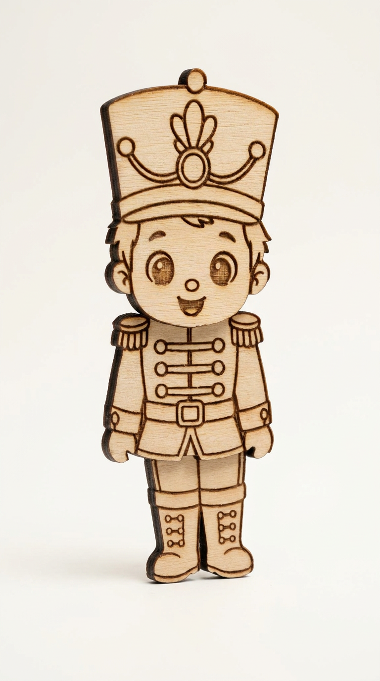 Wooden Christmas Fridge Magnets – Paint Your Own Festive Characters