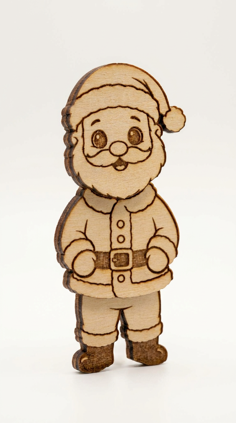 Wooden Christmas Fridge Magnets – Paint Your Own Festive Characters