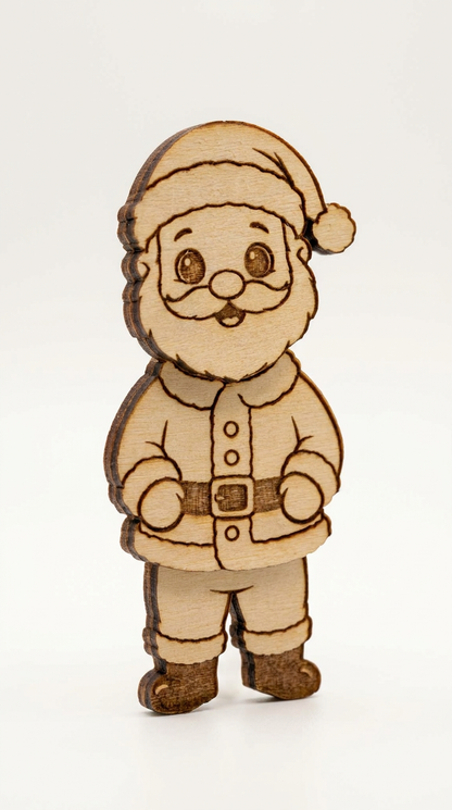 Wooden Christmas Fridge Magnets – Paint Your Own Festive Characters