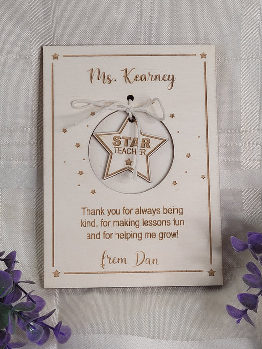 Teacher greeting card | Teacher's gift