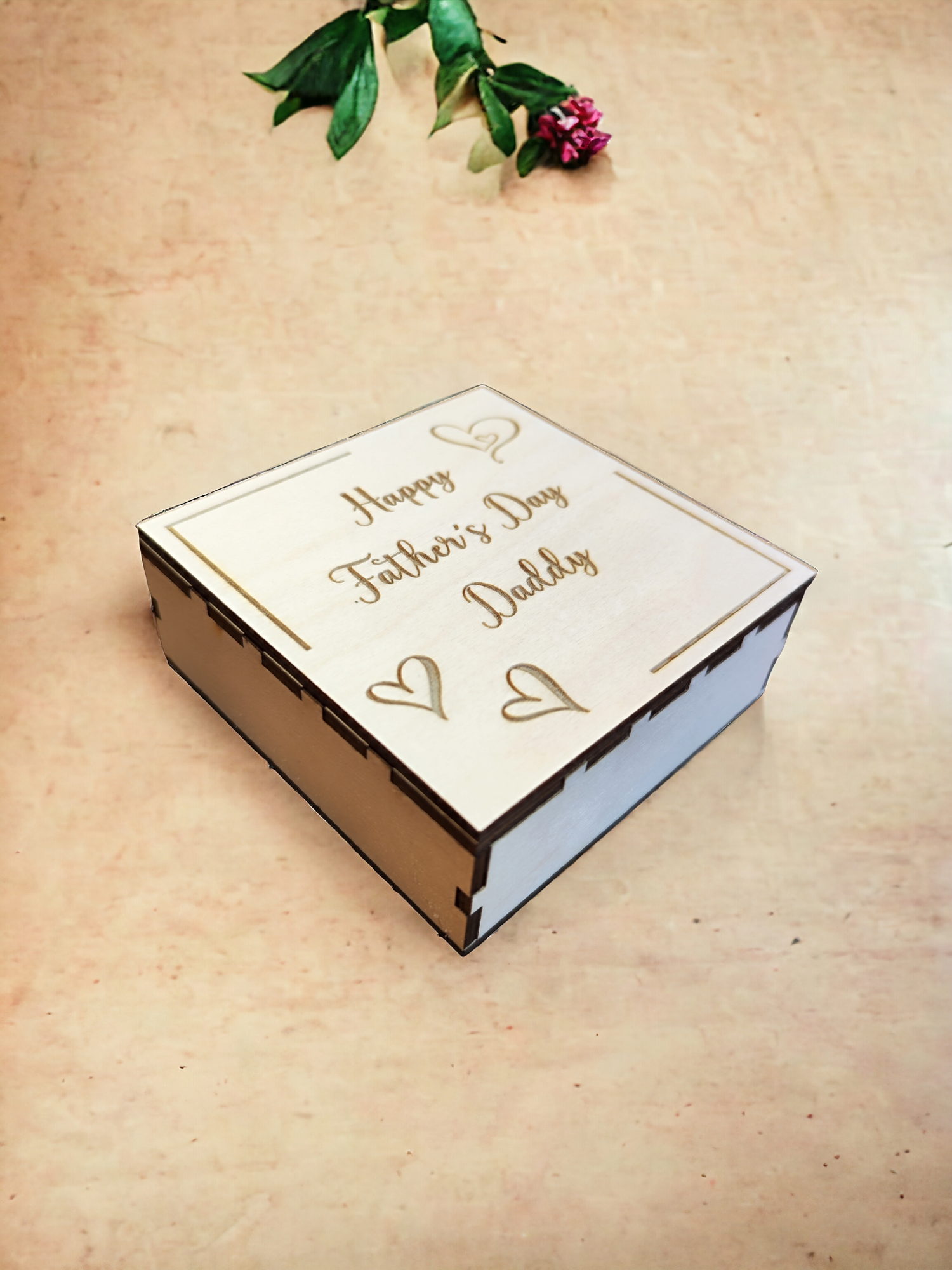 Personalised Photo pull-up gift box for Father's Day