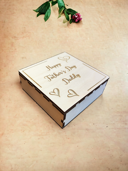 Personalised Photo pull-up gift box for Father's Day