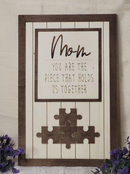 Mother's Day Puzzle Sign