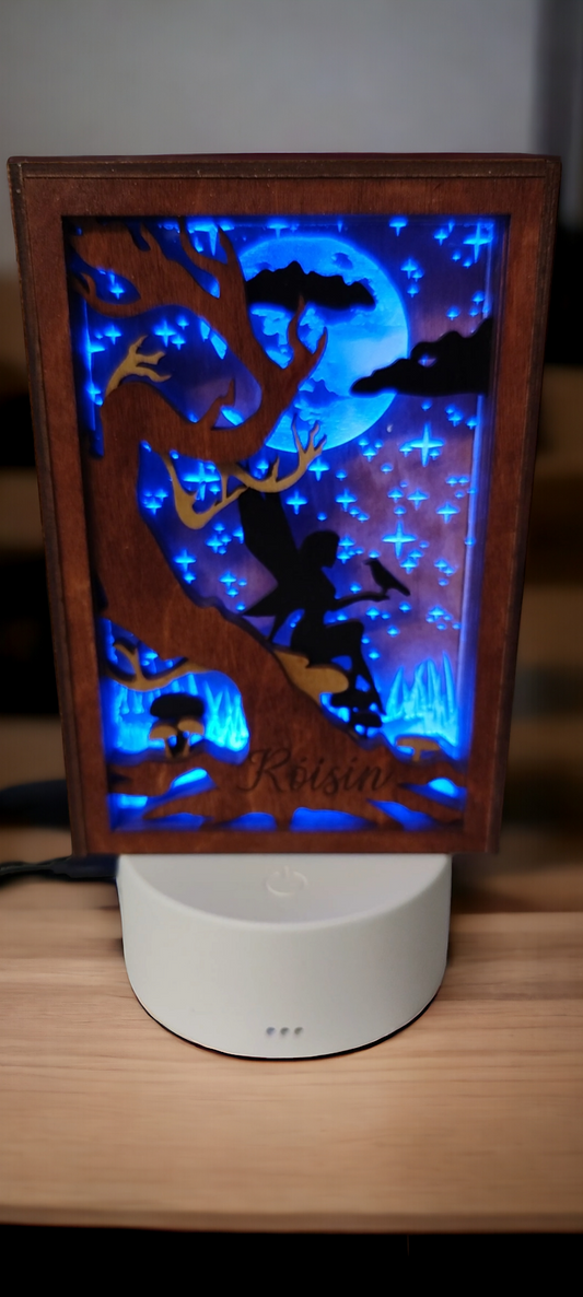 3D Personalised Night Lamp "Fairy"