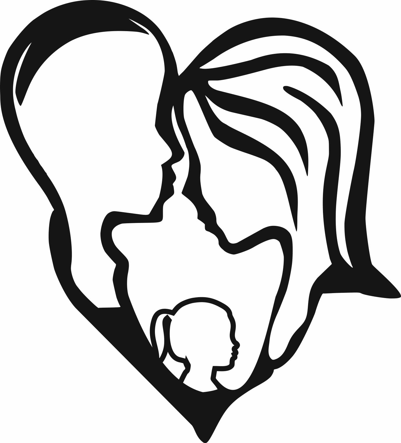 Family Silhouette 3D wall art