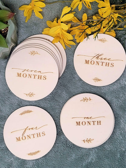 Set of 2,  Pregnancy/Baby Milestones & Birth Signs