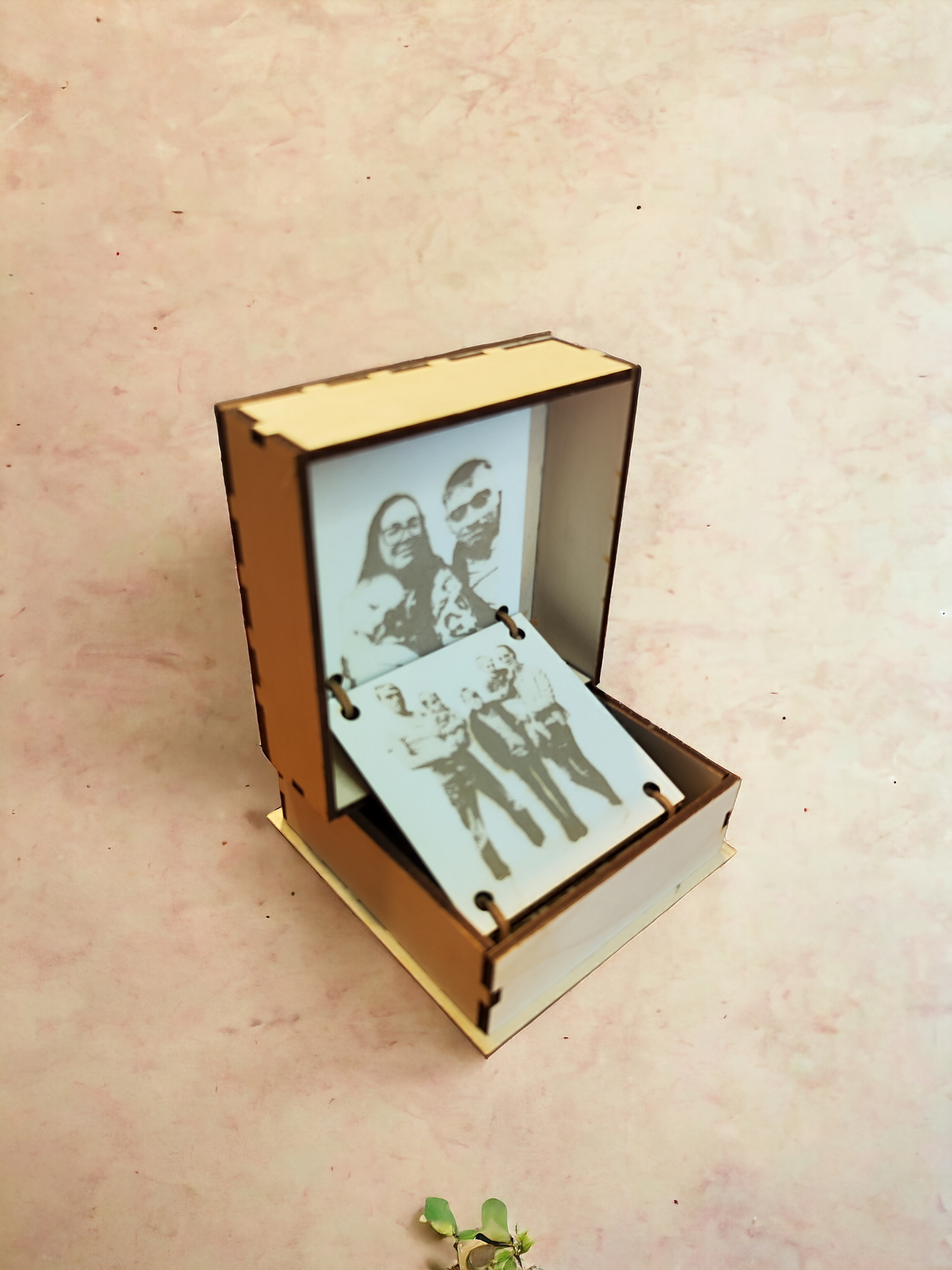Personalised Photo pull-up gift box for Father's Day