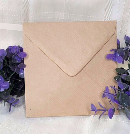 Wooden wedding invitation, Heart shaped