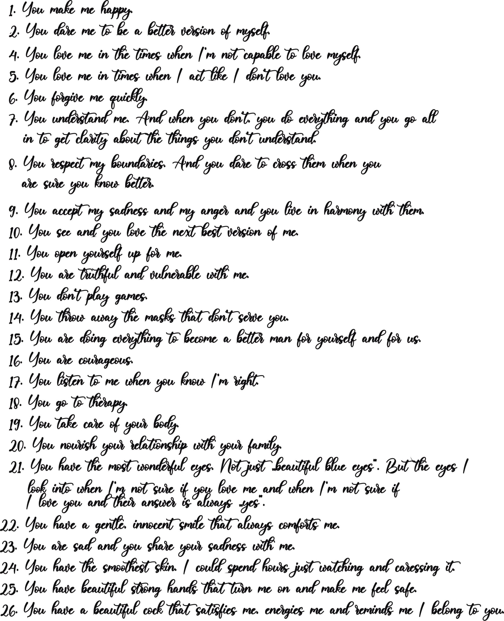 Valentine's Puzzle, Reasons Why I Love You, Personalised gift